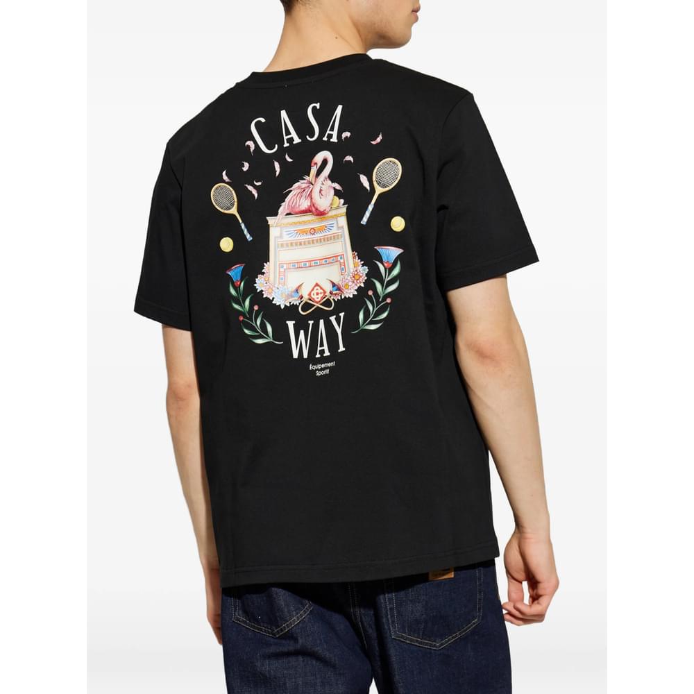 Casablanca Black T-Shirts & Vests - T-Shirts Men