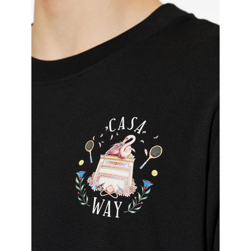 Casablanca Black T-Shirts & Vests - T-Shirts Men