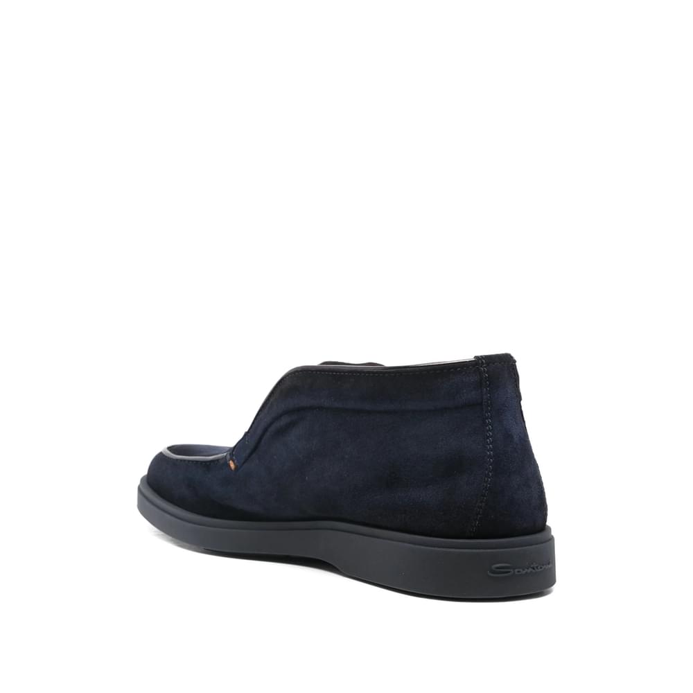 Santoni Blue Loafers Men