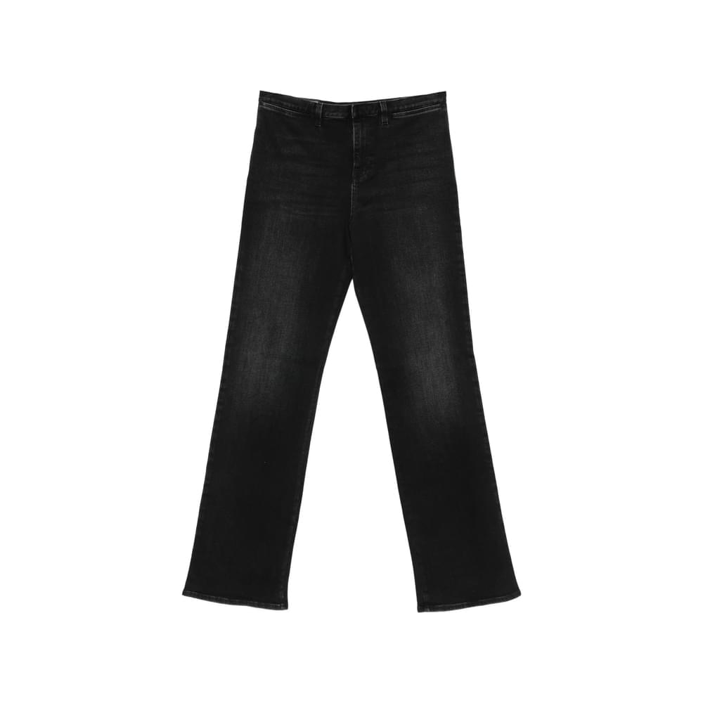 Gucci Black Denim - Wide-Leg Jeans Women