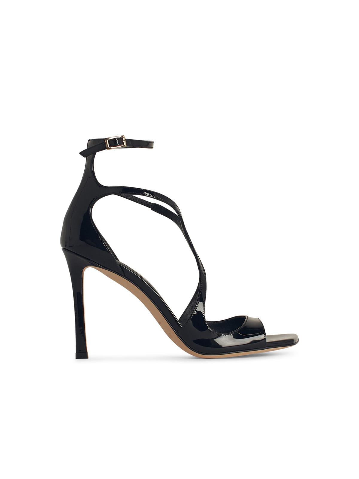 Jimmy Choo Azia Sandals In Black Leather Women