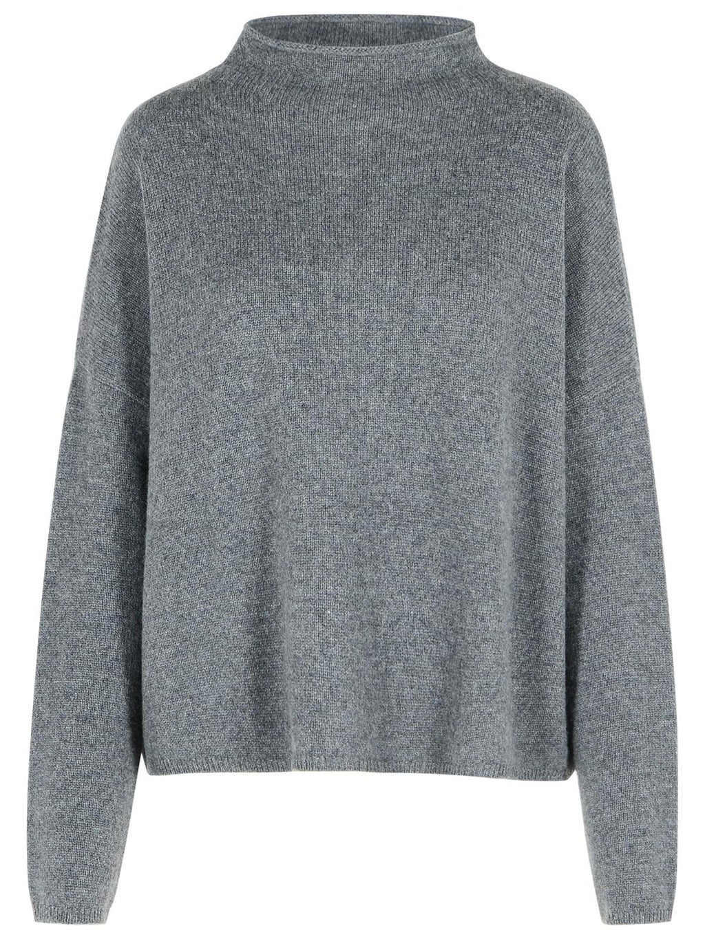 Lisa Yang 'Sandy' Graphite Cashmere Sweater Women