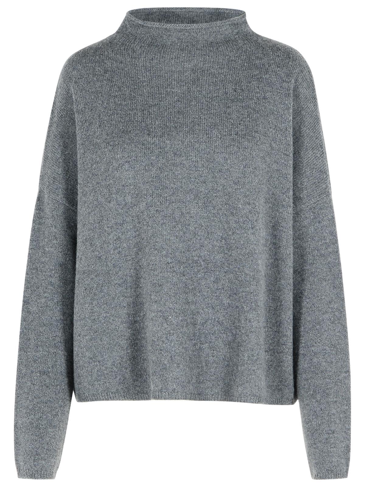 Lisa Yang 'Sandy' Graphite Cashmere Sweater Women