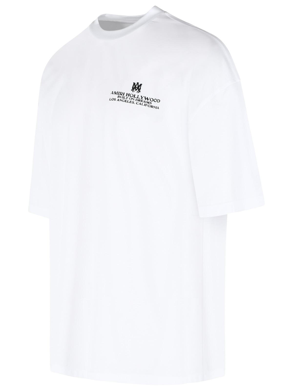 Amiri 'Built On Dreams' White Cotton T-Shirt Men