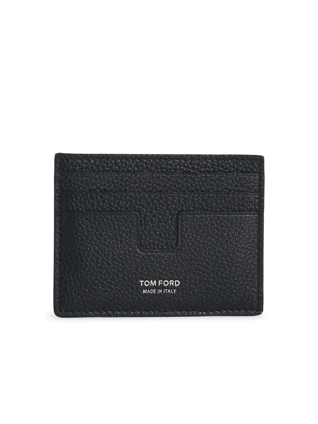 Tom Ford Black Leather Cardholder Men