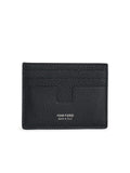Tom Ford Black Leather Cardholder Men