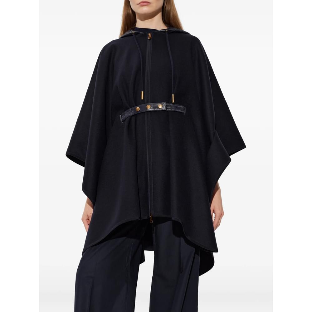 Moncler Blue Jackets - Capes & Ponchos Women