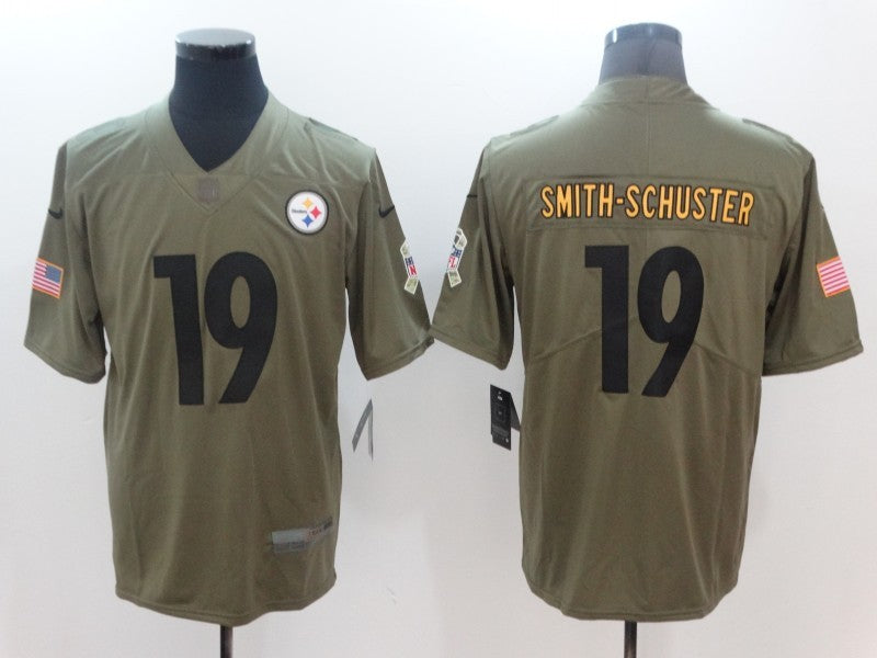 Men's Pittsburgh Steelers JuJu Smith-Schuster #19 Brown Alternate Game jersey