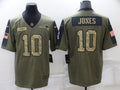 Men's New England Patriots Mac Jones #10 Brown Player Game jersey