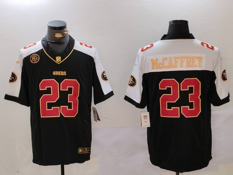 Men's San Francisco 49ers Christian McCaffrey #23 Black Alternate Player jersey