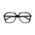 Oversized Square Frame Sunglasses With Silver Accents