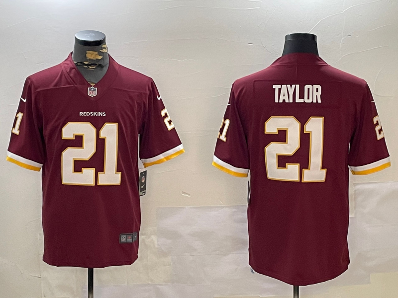 Men's Washington Commanders Sean Taylor #21 Burgundy Team Game jersey