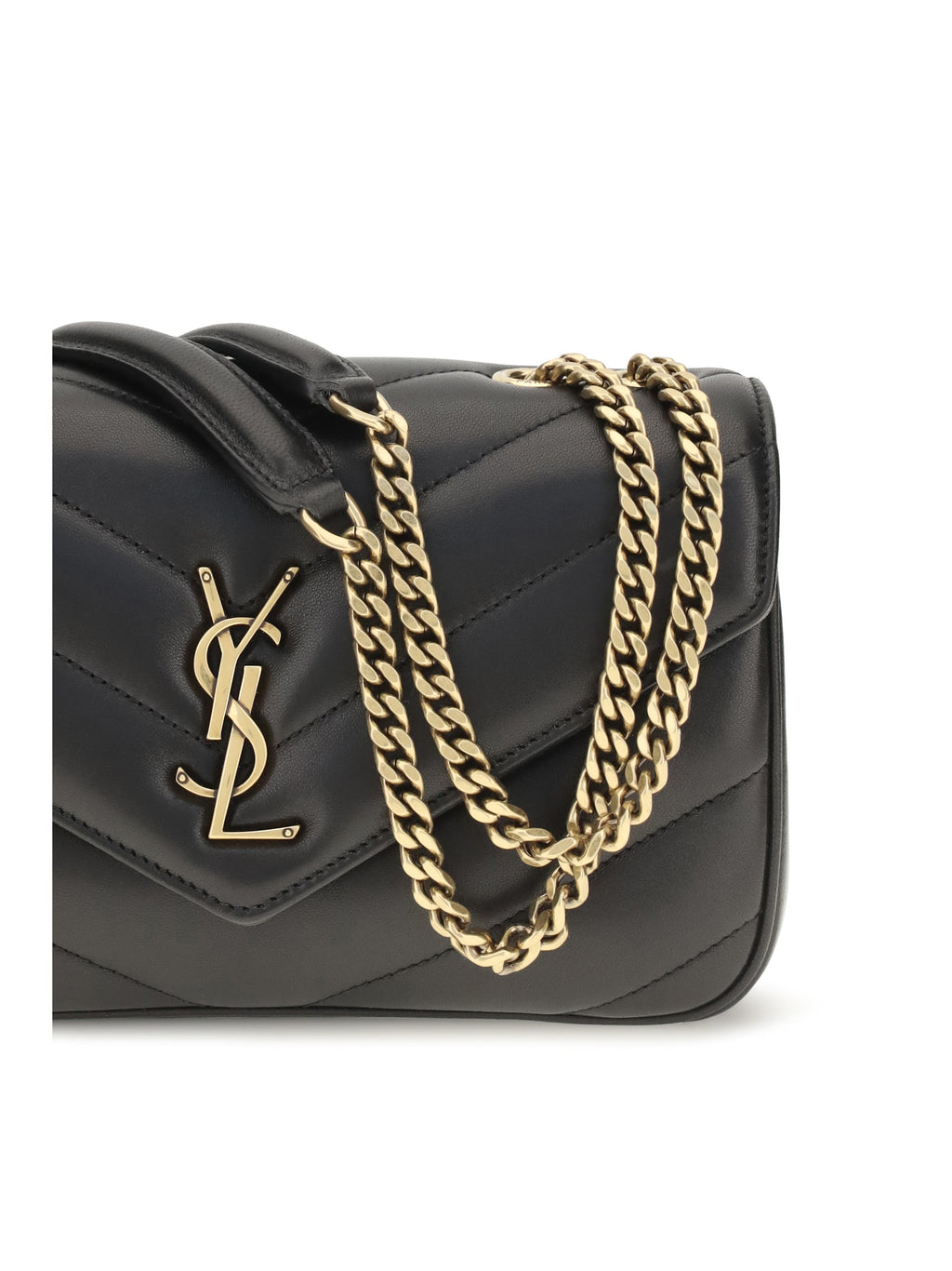 Saint Laurent Women Loulou Leather Crossbody Bag