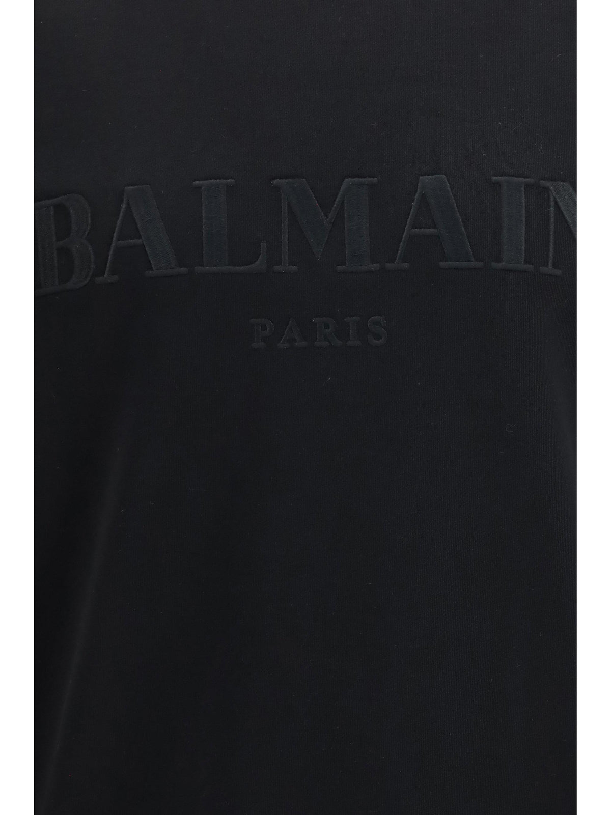 Balmain Men Vintage Embroidered Logo Sweatshirt