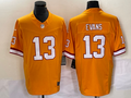 Men's Tampa Bay Buccaneers Mike Evans #13 Orange Throwback Game jersey