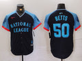 Men's National League Mookie Betts #50 Navy 2024 MLB All-Star Game Limited Player jersey