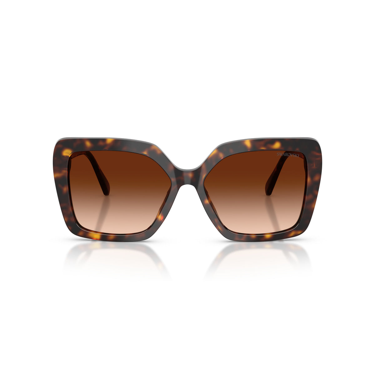 0Sk6049 Oversized Square Sunglasses with Tortoiseshell Pattern