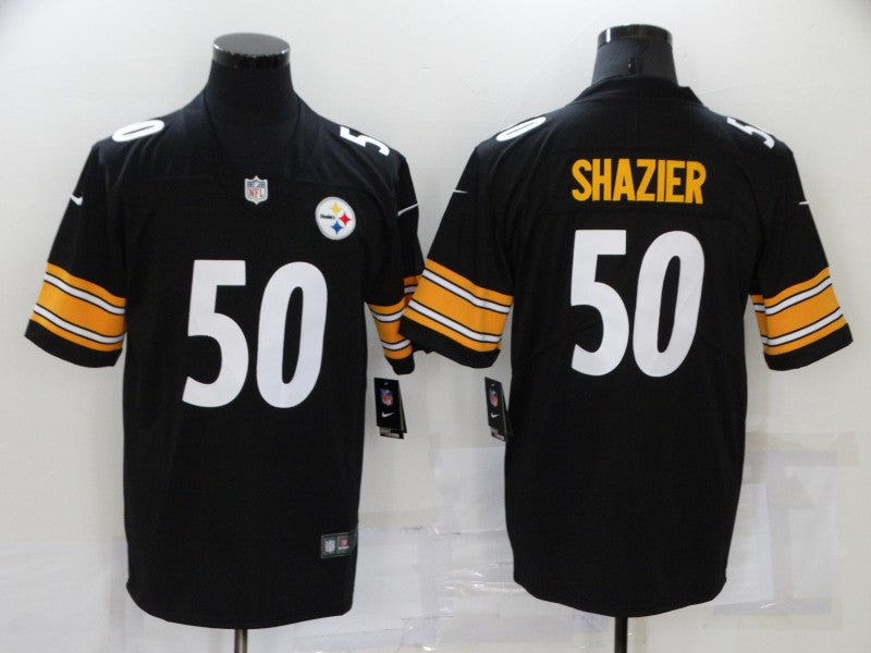Men's Pittsburgh Steelers Ryan Shazier #50 Black Game jersey