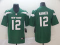 Men's New York Jets Joe Namath Green Game jersey