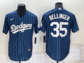 Men's Los Angeles Dodgers Cody Bellinger #35 Blue Fashion Baseball jersey