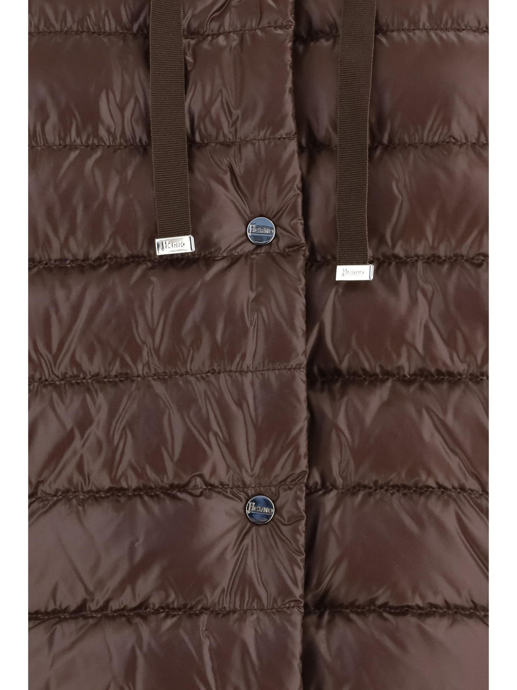 Herno Women Down Jacket With Wool Sleeves