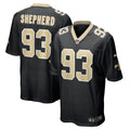 New Orleans Saints Nathan Shepherd Black Game Jersey