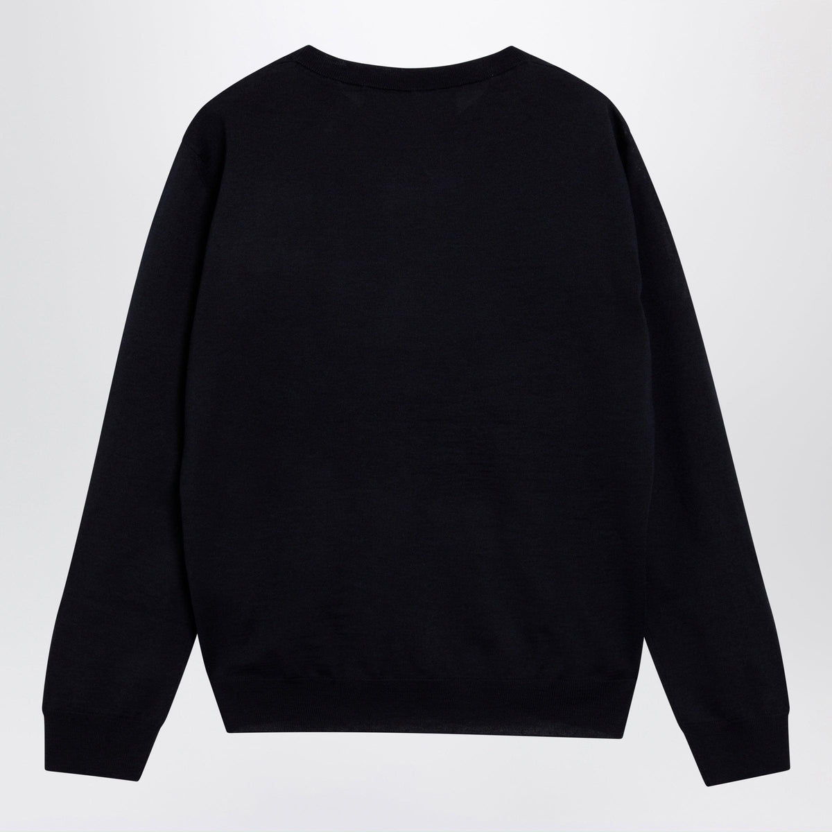 Valentino Navy Blue Wool Crewneck Sweater Men