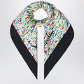Valentino Garavani Silk Scarf With Multicolor Print Women
