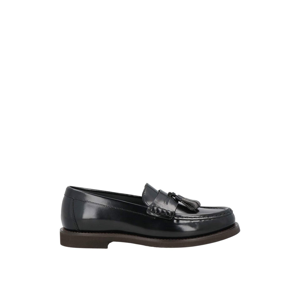 Brunello Cucinelli Leather Penny Loafer Women