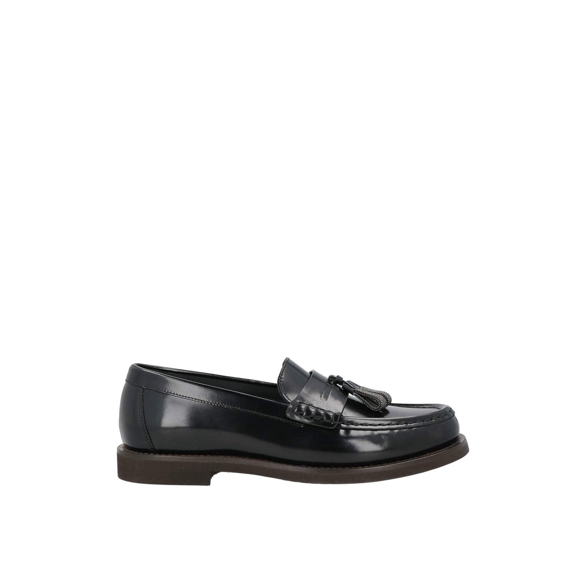 Brunello Cucinelli Leather Penny Loafer Women
