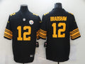 Men's Pittsburgh Steelers Terry Bradshaw #12 Black Alternate Legend jersey