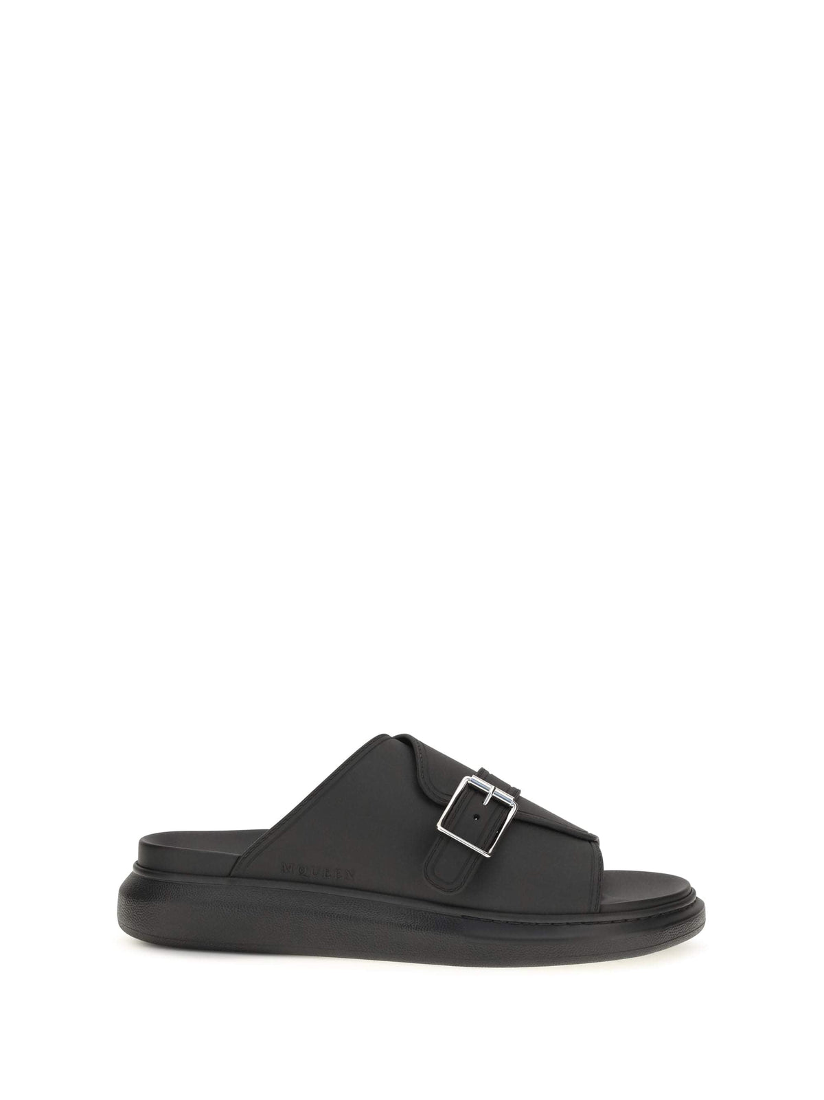 Alexander Mcqueen Men Buckle Slide Sandals