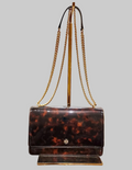 NWT Tory Burch Emerson Patent Flap Adjustable Medium Shoulder Bag