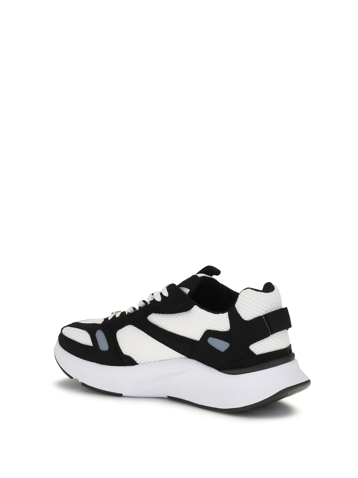 Valentino Garavani Men Demivee Mesh And Suede Sneakers