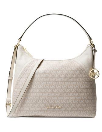Michael Michael Kors Aria Jacquard Signature Shoulder Bag