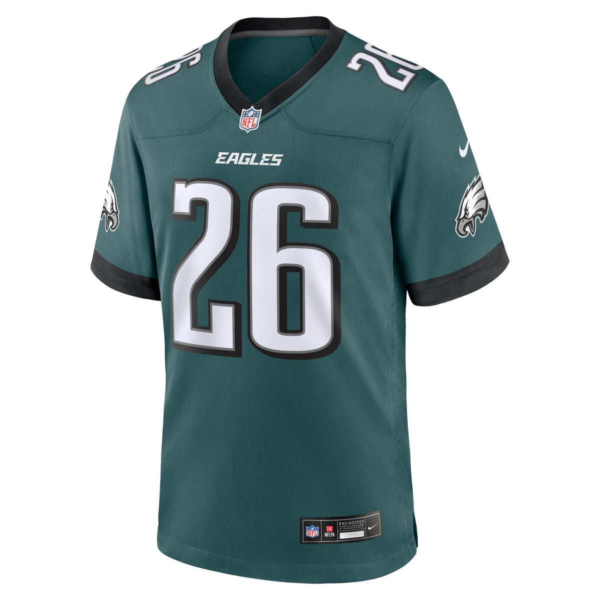 Philadelphia Eagles Saquon Barkley Midnight Green Game Player Jersey