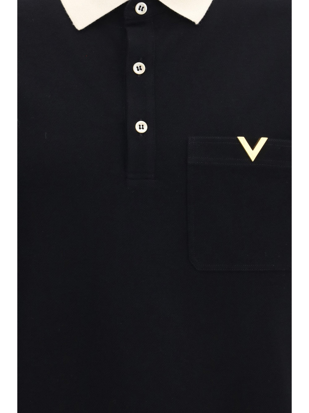 Valentino Men Polo With Contrast Trims