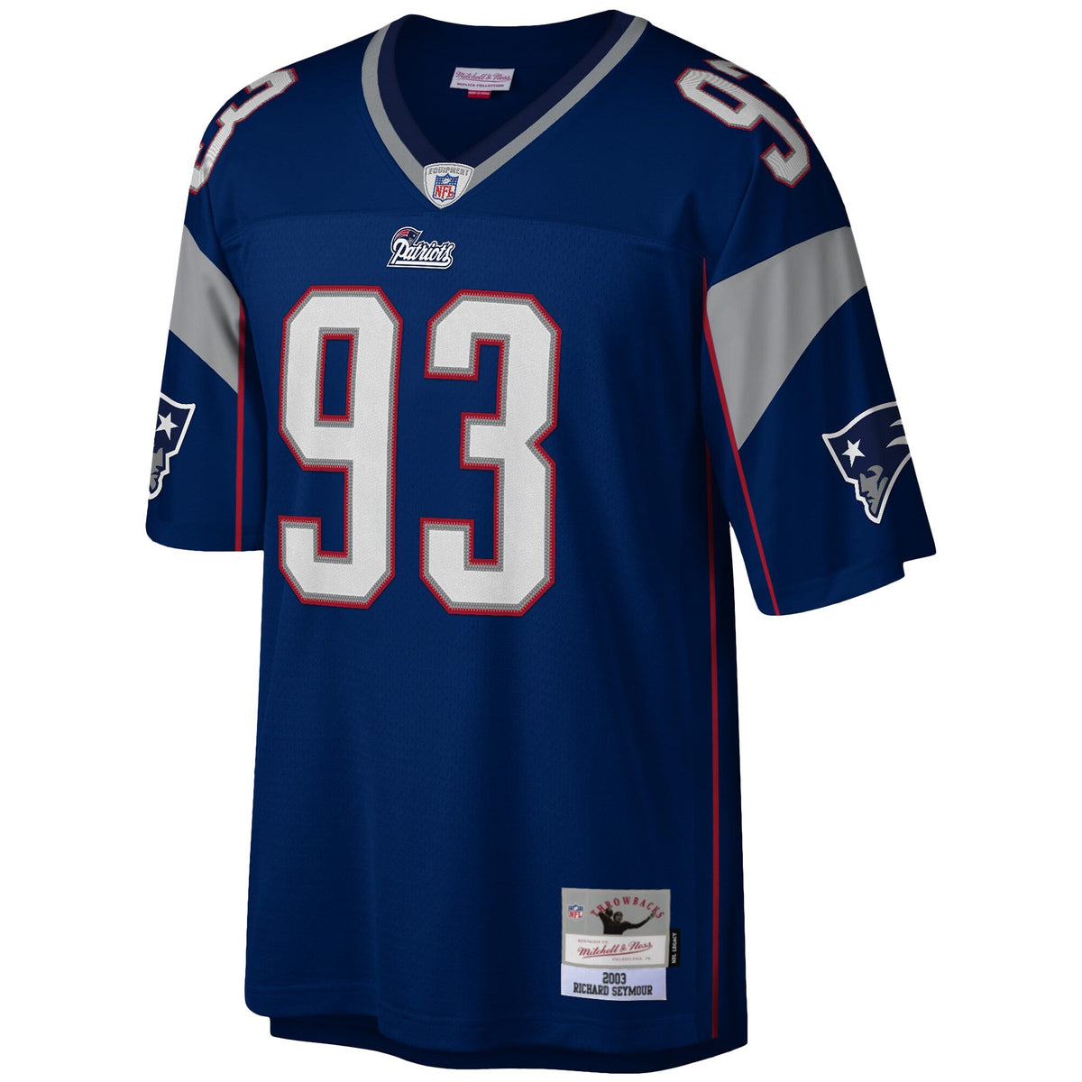 New England Patriots Richard Seymour Mitchell & Ness Navy Legacy Replica Jersey