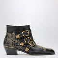 Chloe Susanna Ankle Boots In Black With Studs Women