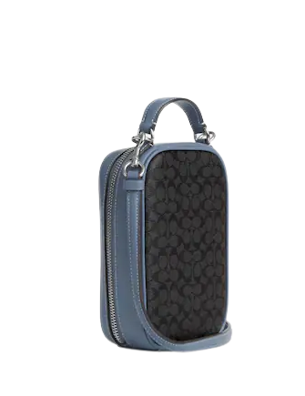 Coach Eva Phone Crossbody In Colorblock Signature Canvas