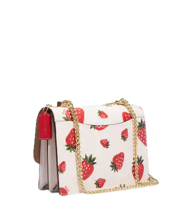 Coach Klare Crossbody With Wild Strawberry Print
