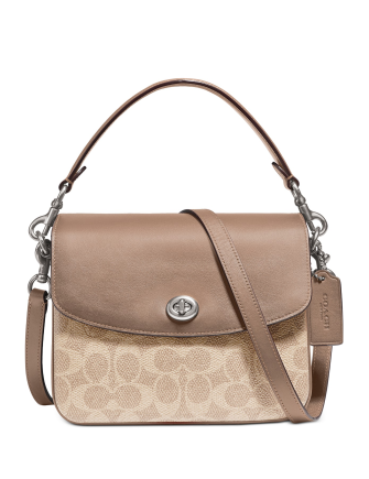 Coach Coated Canvas Signature Cassie Crossbody