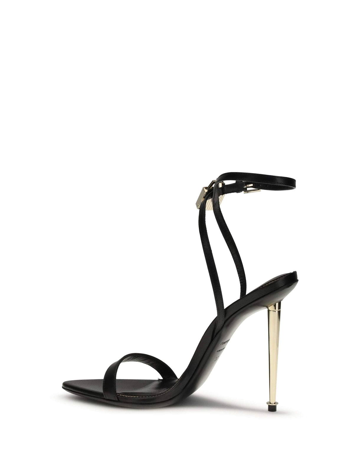 Tom Ford Women Padlock Pointy Naked Heeled Sandals