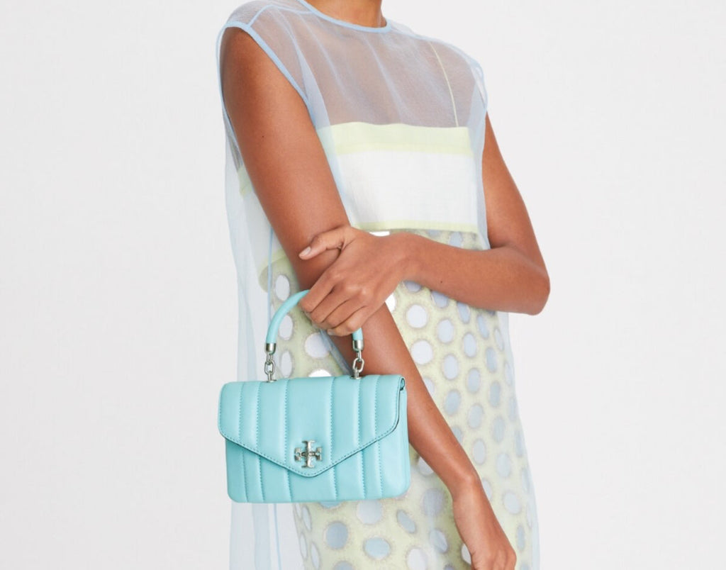 NWT Tory Burch Kira Top Handle Satchel Bag in Leather With Dust Bag