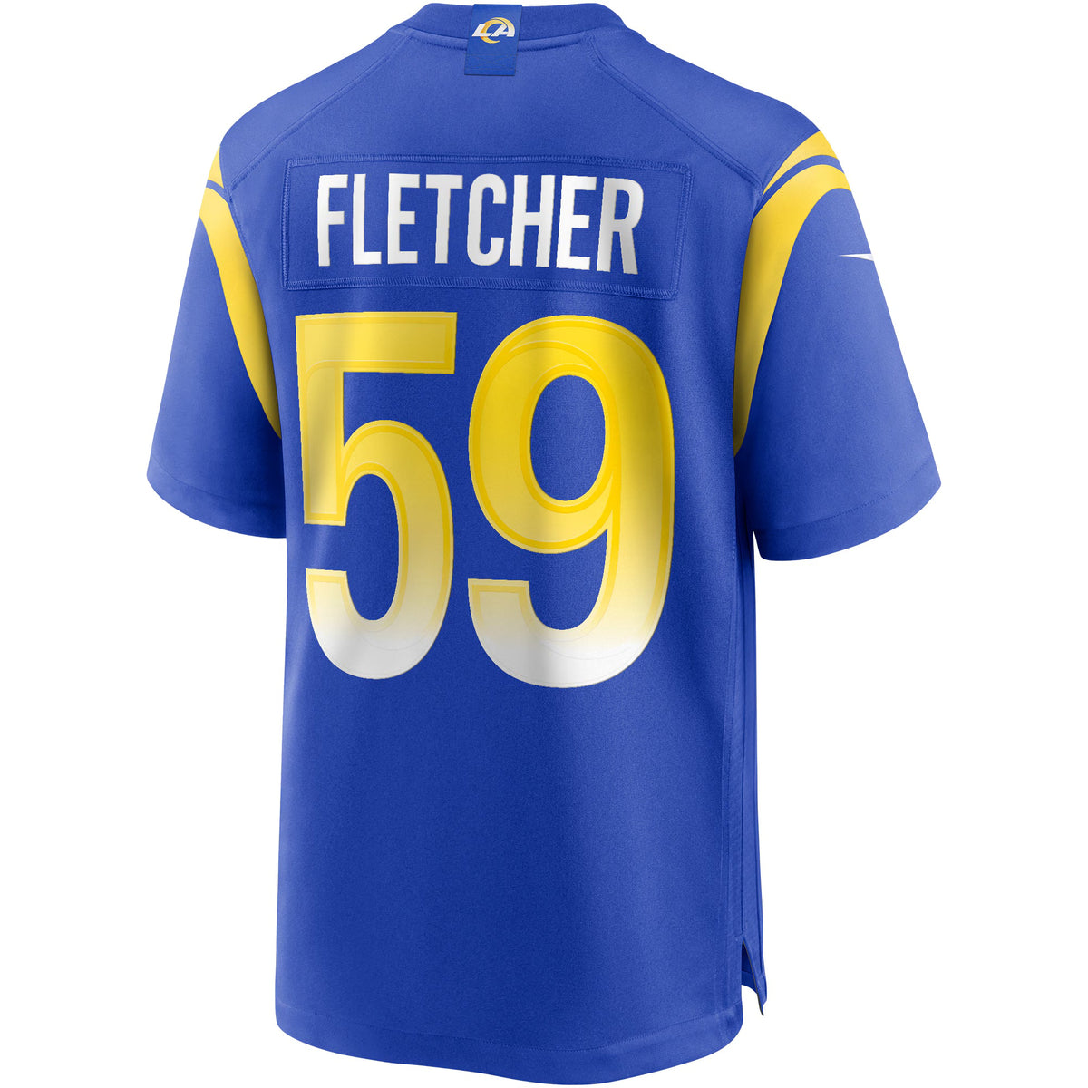 Los Angeles Rams London Fletcher Royal Game Retired Player Jersey