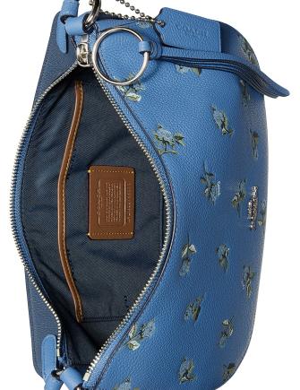 Coach Floral Print Leather Sutton Crossbody