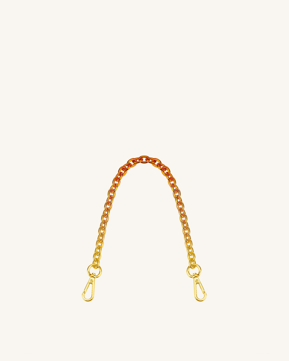 Isla Gradient Chain Strap - Orange
