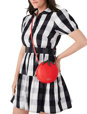 Kate Spade New York Double Mangia Tomato Small Crossbody