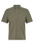 Brunello Cucinelli Men 'Faux Layering' Polo Shirt