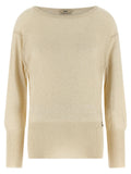 Herno Women Lamé And Sequin Yarn Sweater